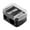Black, variant on Emdiqzs Makeup Pencil Sharpener Dual Hole Manual Sharpener with Lid for Cosmetic Pencils Eyeliners Lip Liners Black Clear