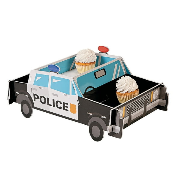 Police Party Cupcake Holder - Party Supplies - 1 Piece
