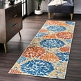 thumbnail image 4 of nuLOOM Floret Transitionnel Intérieur/extérieur Accent Rug, 2 Pieds x 3 Pieds, Multi, 4 of 4