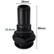 thumbnail image 3 of Marine Boat Thru Hull Fitting Connector For 5/8, 3/4, 1 Inch black, 3 of 5