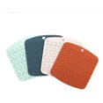 thumbnail image 4 of KAIYANG Posavasos de silicona multiusos, resistentes al calor y duraderos, aislantes de color verde, 4 of 5