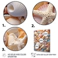 thumbnail image 3 of Designart "Realistic Treasures in a Seashell" Animals Floater Framed Canvas Print, 3 of 7