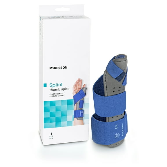 McKesson Thumb Spica Splint, Fits Left Hand - Size Small/Medium, 1 Ct