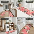 thumbnail image 5 of Pug and Love Heart Kitchen Rugs Sets Of 3,Kitchen Runner Rugs Non Skid Washable,Decorative Kitchen Floor Mats for Kitchen,Sink,Laundry,17"x30"+ 17"x47" + 17"x59", 5 of 6