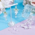 thumbnail image 4 of 150Pcs Transparent Spray Painted Glass Charms AB Color Plated Frosted Teardrop Clear AB 9x6x6mm Hole: 1mm, 4 of 6