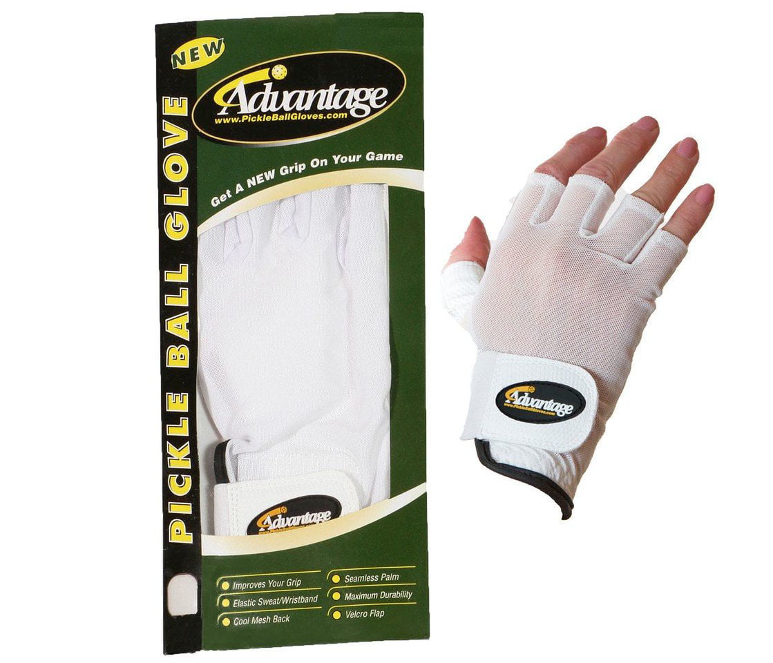 Pack of 2 Large Tourna Men's Right Hand Half Finger Tennis Glove 