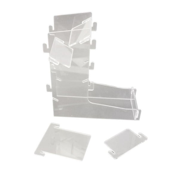 WE-POLUJ Board Game Dices Rolling Tower Acrylic Clear Dices Tower Portable Dices Roller