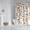 thumbnail image 2 of Cute Cartoon Dog Shower Curtain 72"x84" ,Bathroom Decorative Shower Curtains Set with 12 Hooks,Modern Waterproof Washable Shower Curtain, 2 of 6