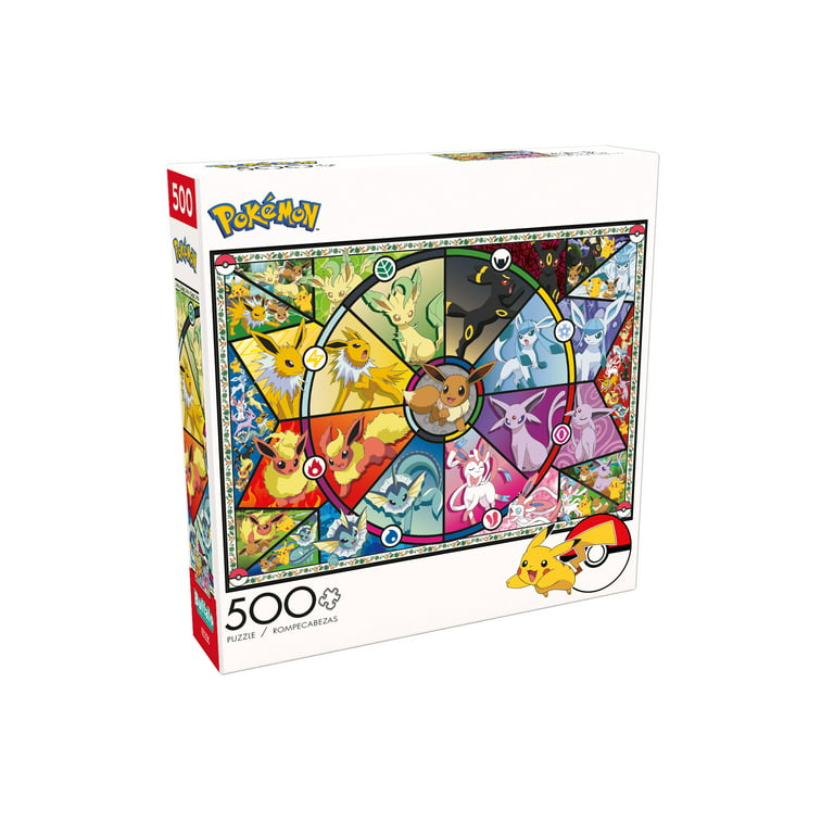 Pokemon Jigsaw Puzzle Eevee Evolutions 500 Piece Buffalo Games NEW