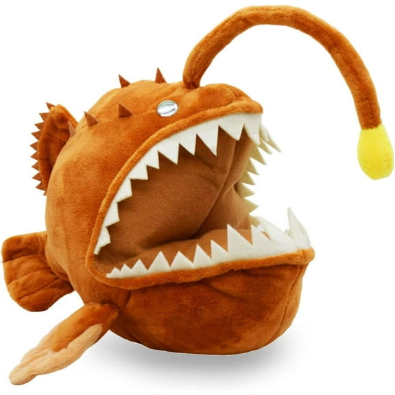Realistic Monkfish Stuffed Animal Plush Toy, Lifelike Animal Plushies, Simulation Animals Doll