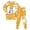 Yellow, variant on Leey-World Boys Halloween Pjs Toddler Boys Girls Pajamas Snug Fit Halloween Graphic Long Sleeve Top and Pants 2 Piece Pjs Set