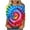 Multicolor Plus Size Blouse for Women_f, variant on CYMMPU Tie Dye 3/4 Sleeve Tunic Tops Round Neck Fall Trendy Shirts Blouses for Women Dressy Casual Spring Tops Loose Fit Ombre T-Shirts Multicolor XXL