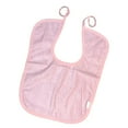 thumbnail image 3 of Delantal de Corto Lavable Jinwen Babero Adulto Discapacitado Rosa, 3 of 7