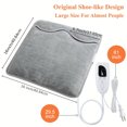thumbnail image 2 of MesaSe Electric Foot Warmer  Feet Heating Pad Under Desk  Heated Foot Warmer in Bed  Heating Pad Feet Warmer with 6 Temperature Setting  16 ×16 Inch, 2 of 7