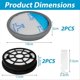 thumbnail image 2 of HEPA Filters for Rowenta RO2910EA RO2913EA Vacuum Cleaner Parts, 2 of 5