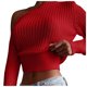 thumbnail image 2 of Xuyuer Womens Off The Shoulder Sweater Long Sleeve Fashion Pullover Sweaters Tops, 2 of 8