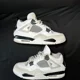 thumbnail image 2 of Ni - ke Size 11.5 - Ni - ke Air Jordan 4 Retro Military Black Men's Shoes - DH6927 111, 2 of 5