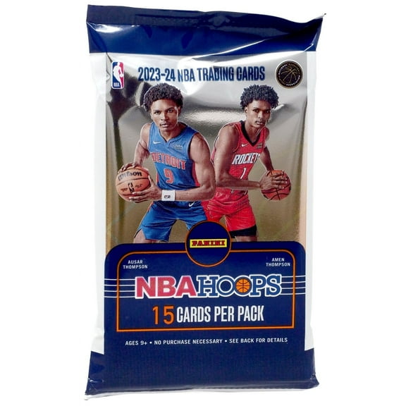 NBA Panini 2023-24 Hoops Basketball Trading Card BLASTER Pack (15 Cards)