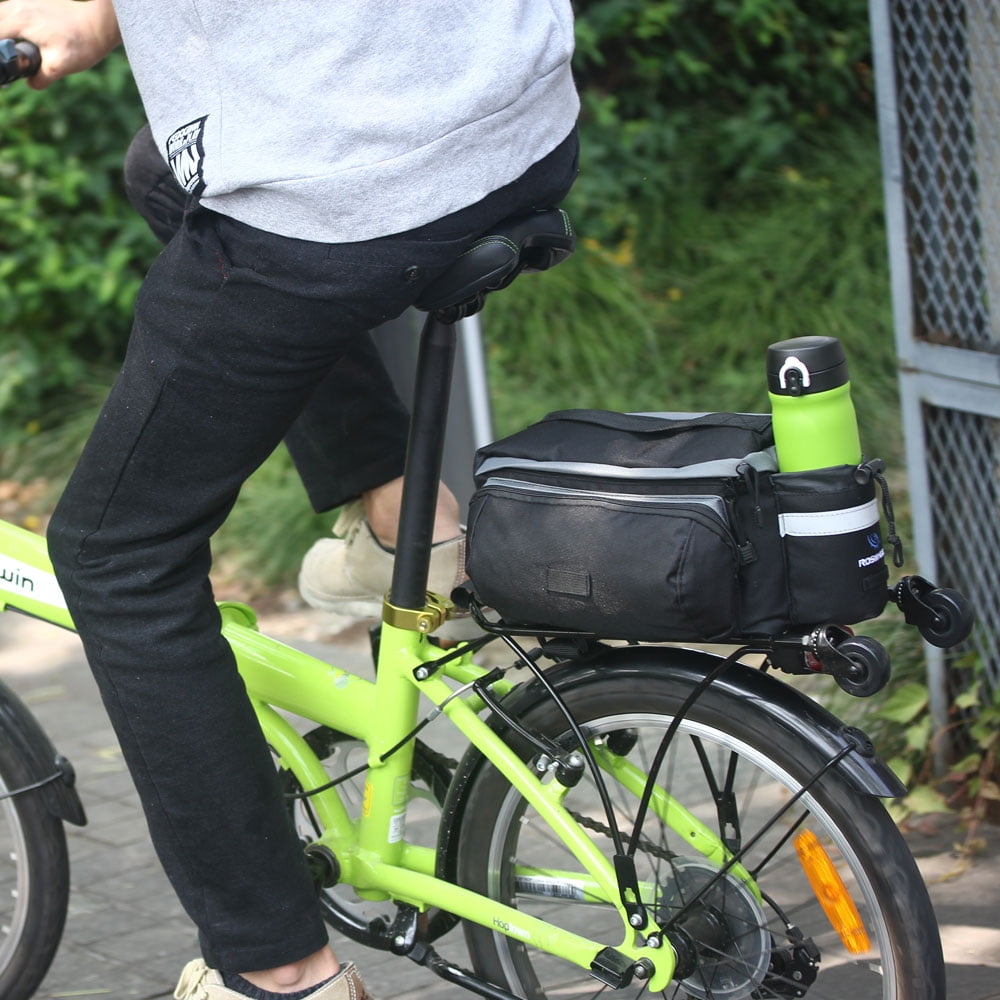Bicycle Cycling Bike Storage Pannier Saddle Rack Rear Seat Bag Shoulder Handbag