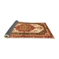 thumbnail image 2 of Ahgly Company Indoor Rectangle Abstract Orange Modern Area Rugs, 5' x 7', 2 of 4