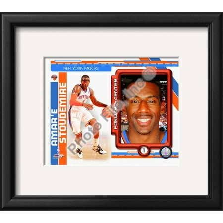 Amare Wall - Amare Stoudemire 2010-11 Studio Plus Framed Photographic Print Wall Art - 16x14