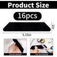 thumbnail image 2 of 16Pcs Rug Carpet Non Slip Grippers, Reusable Rug Gripper for Hardwood Floors, Rug Anti Slip Grips, Keep Corners Flat, Removable(Black), 2 of 6