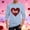 #071-Light Blue, variant on Handshe Men's Long Sleeve Athletic T-Shirt, Valentine's Day Print with Round Neck for Sports, Valentine's Day and Daily Casual Wear