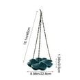 thumbnail image 3 of Four-Leaf Clover Hanging Bird Feeder | Outdoor Double-Purpose Water & Food Dispenser | Durable Plastic, 4 Compartments | Easy Clean, Multiple Colors, 18" x 9" | Balcony & Garden Use, 3 of 6
