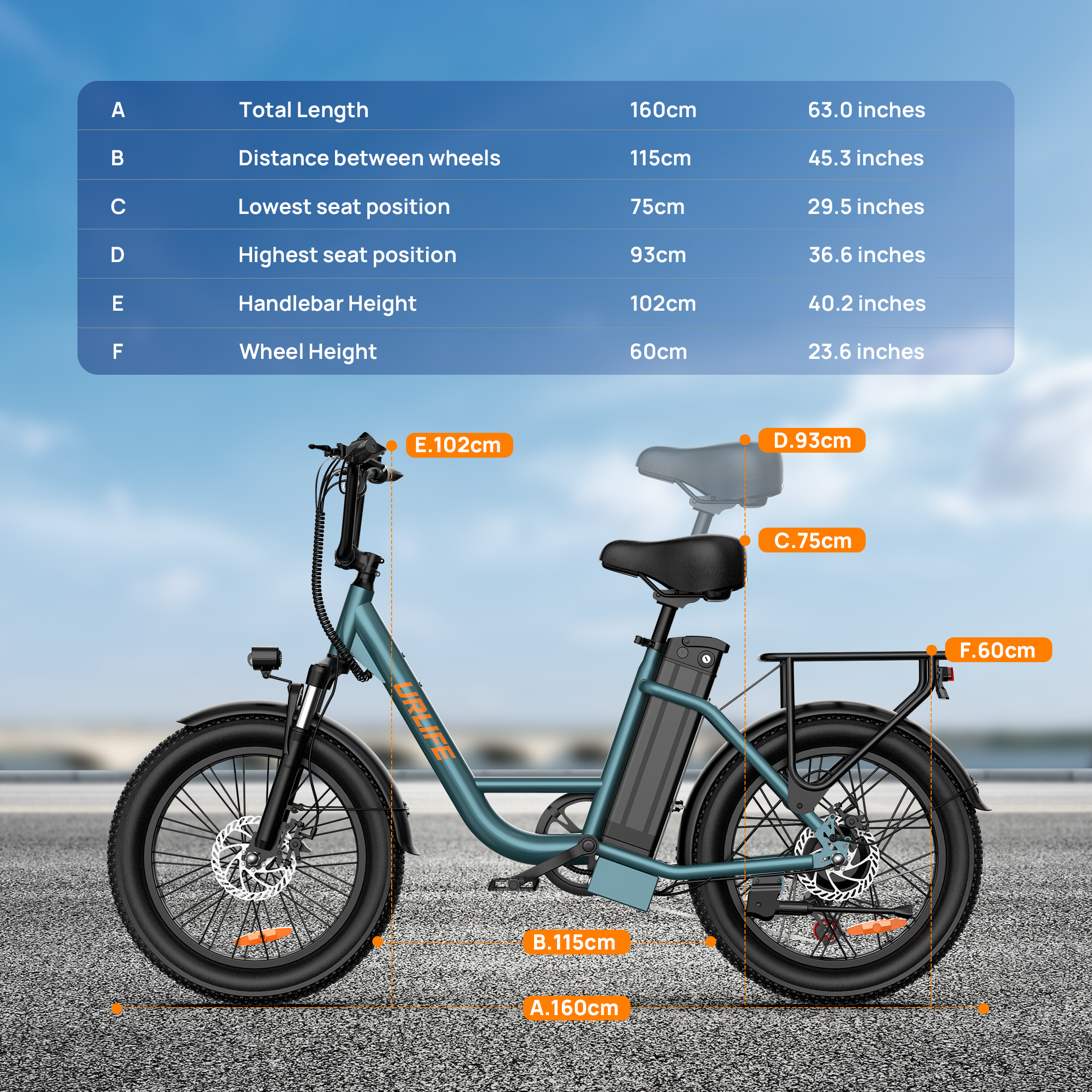 URLIFE 20"*3.0 Electric Bike for Adults,1000W Peak Motor,48V 13AH Remobavle Battery,7-Speed Mountain Ebike,UL2849，Green
