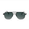 thumbnail image 4 of Men Oversized Bifocal Sunglasses Reading Glasses 1.00 Black Anti-Blue Light Fishing Readers + 1.00 Strength, 4 of 6