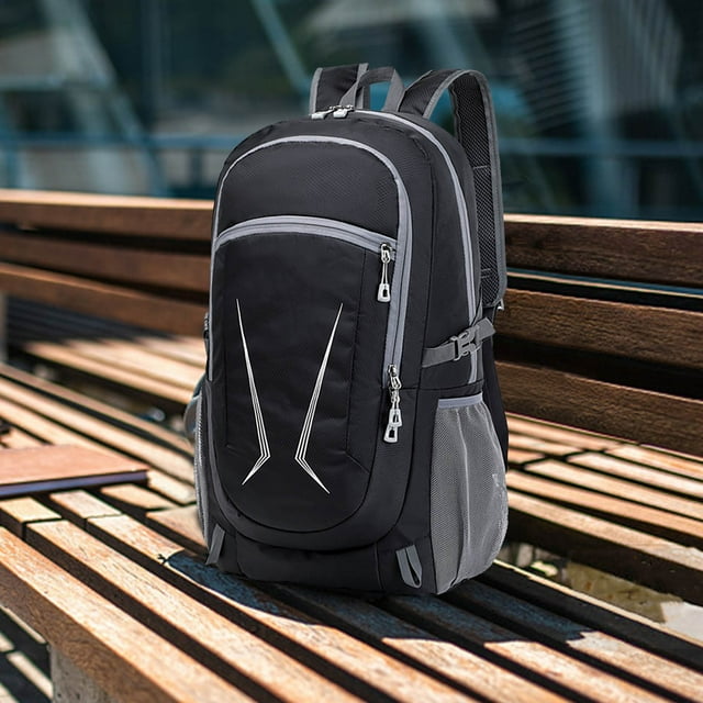 Danhjin Breathable Travel Mountaineering Bag Large Capacity Backpack Ultra Light and Foldable Reducing Load Outdoor Leisure Backpack Camping Breathable Travel Bag Backpack