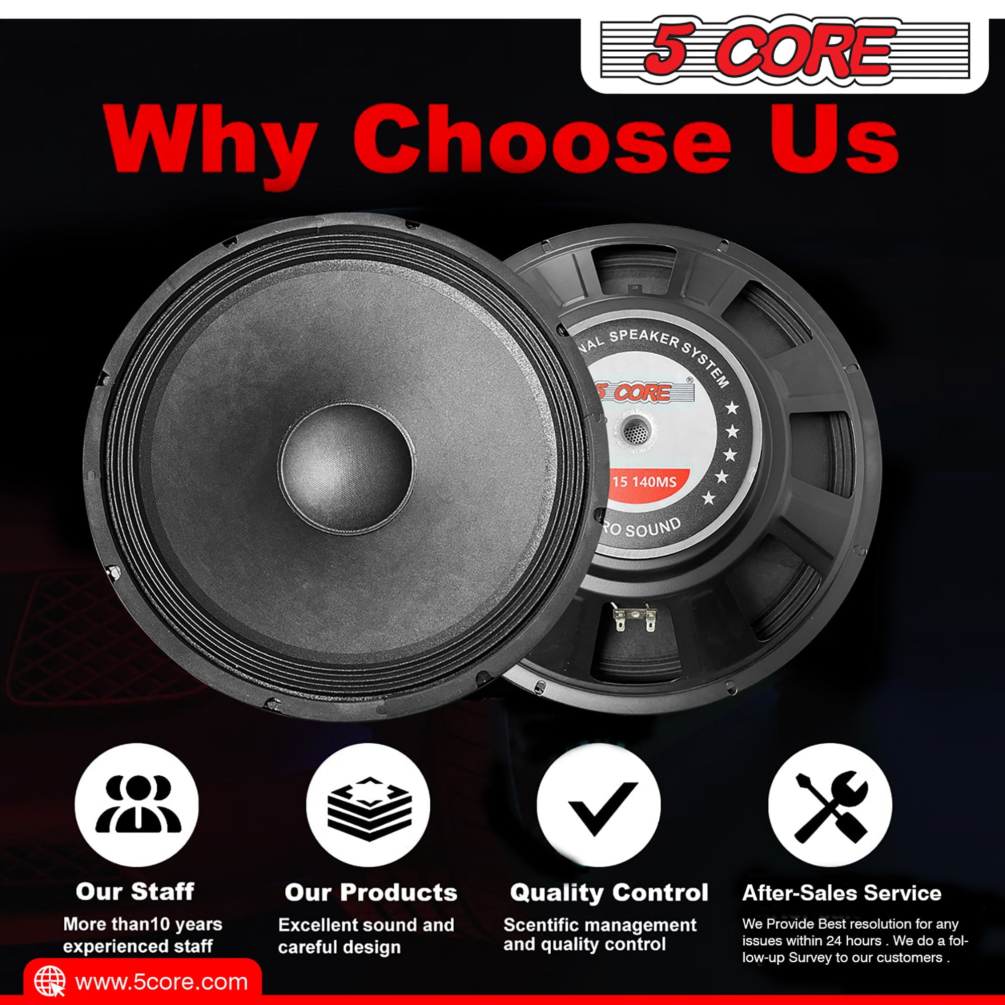 Speaker cannon 15 woofer 2025