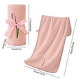 thumbnail image 3 of FEOLGEHLY Decorative Floral Hand Towels for Bathroom 13x 9 inch Tulip Lavender Hand Towels Coral Velvet Absorbent Bath Decor for Spring Yoga Spa Gift, Pink, 3 of 6