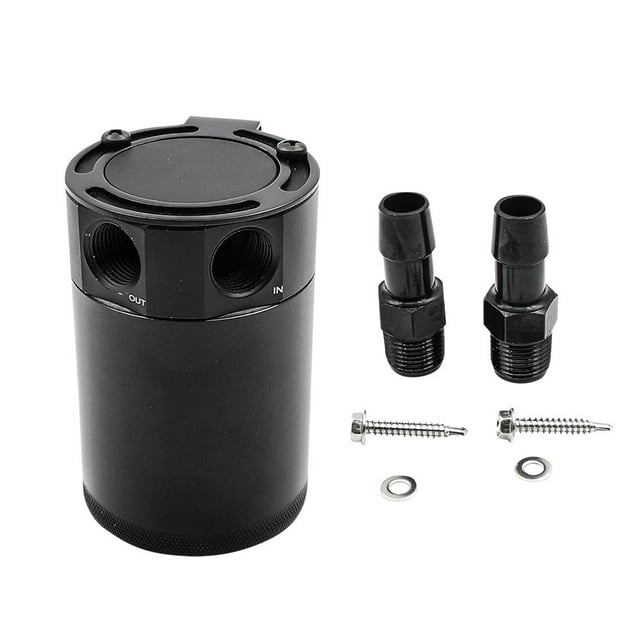 Two-hole Breathable Oil Pot With Air Filter Car Modified Oil Breathable Pot High Double Channel Exhaust Gas Circulation Pot-week