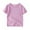 Purple, variant on LNMQLPDBS Summer Tops for Kids Solid Color Crewneck T Shirt Short Sleeve Loose Drop Shoulder Basic Layering Tees 4 Year Old Girl Birthday Gifts Toddler Girls Boys Clothes Yellow 4-5 Years