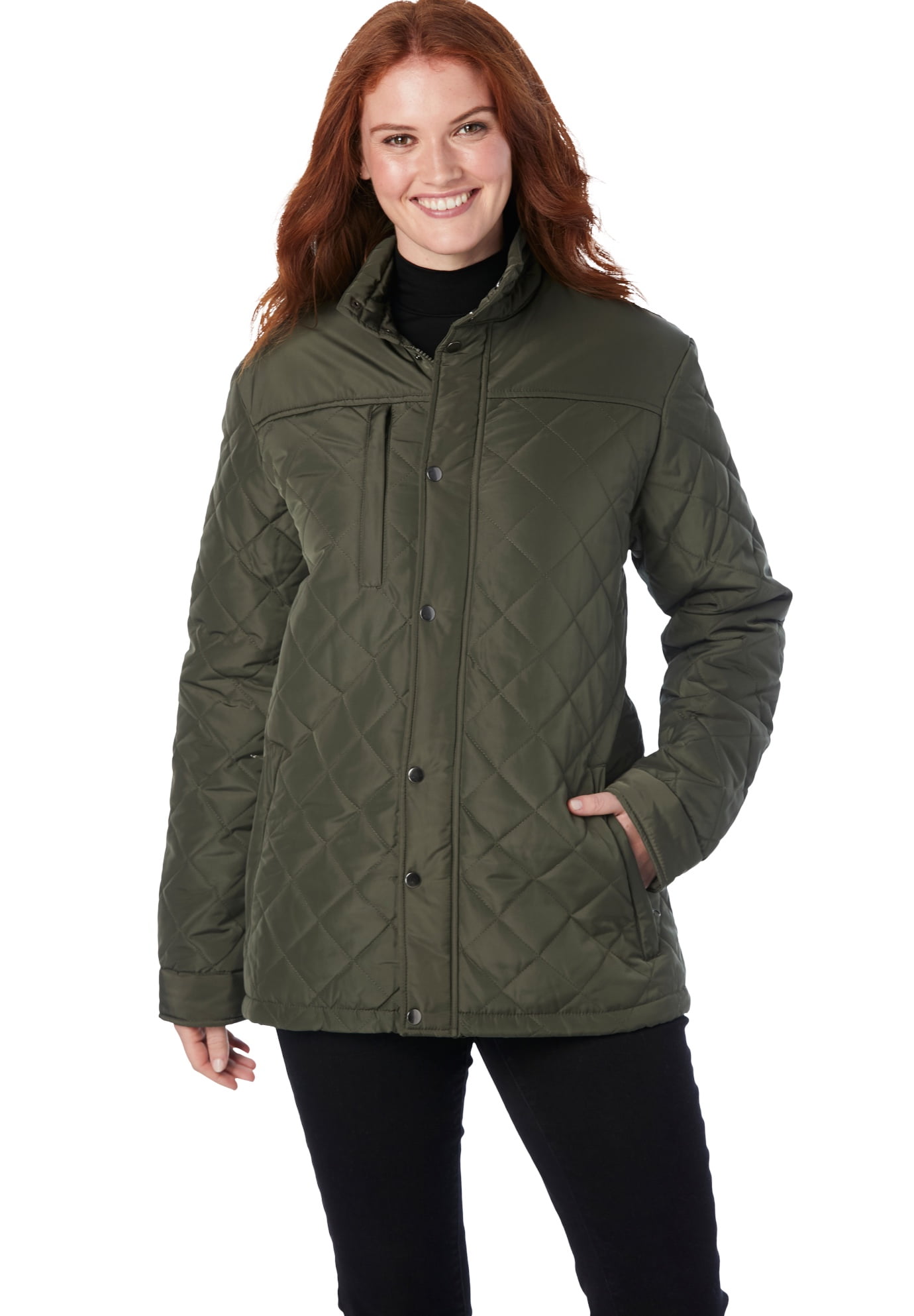 walmart quilted jacket