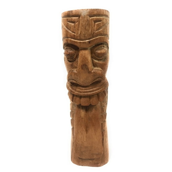 Maori Tiki Totem 8" Natural - Hawaiian Tiki Bar Decor | #yda1100820
