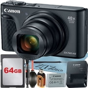 Canon Powershot SX740 HS Compact Camera with 20.3 MP, 4x Digital Zoom, Black (International Version)