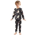 thumbnail image 3 of White Duck Pattern Cotton Pajamas 2 Piece Set Sleepwear Soft and Comfortable Homewear Nightwear, 3 of 7