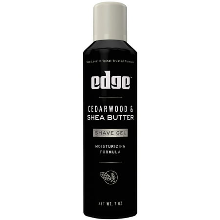Edge Cedarwood & Shea Butter Shave Gel Moisturizing Formula That Protects Skin - 7 oz (Packaging May Vary)