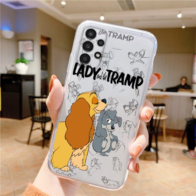 Funda transparente para teléfono móvil, carcasa con diseño de perro Disney para Samsung A53, A52, A54, A13, A12, A32, A71, A33, A73, A72, A51, A23, A03, 5G qiuyongming unisex
