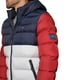 thumbnail image 4 of Chaqueta Tommy Hilfiger con capucha acolchada para hombre, azul marino, rojo y hielo, talla S, 4 of 6
