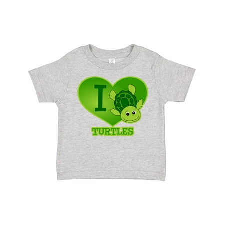 

Inktastic I Love Turtles Gift Toddler Boy or Toddler Girl T-Shirt