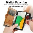 thumbnail image 2 of Case for Samsung Galaxy A03 CORE Cover Leather Wallet Folio Case Book Design Flip Magnetic Closure - Yellow, 2 of 5