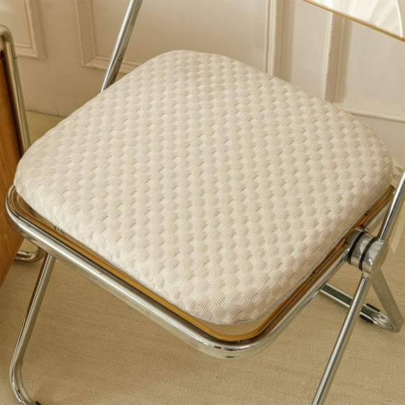 Cojín de gel para asiento de oficina, transpirable, de seda fría, para verano, antitranspirante, con regulación de temperatura