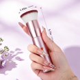 thumbnail image 6 of DUcare Foundation Brush for Liquid Makeup, Flat Top Kabuki Makeup Brushes Liquid Blending Mineral Powder Buffing Stippling Makeup Tools, Purple, 6 of 8