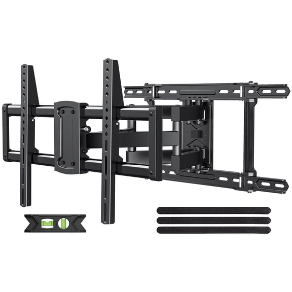 USX MOUNT Full Motion Tilting Swivel Leveling Articulating TV Wall Mount for 47-90" TVs, VESA 600x400mm, Fits 16/18/24" Wood Studs, Holds up to 120lbs