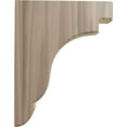 thumbnail image 3 of Ekena Millwork 1 3/4"W x 8 1/2"D x 11"H Bedford Wood Bracket, Walnut (4-Pack), 3 of 4