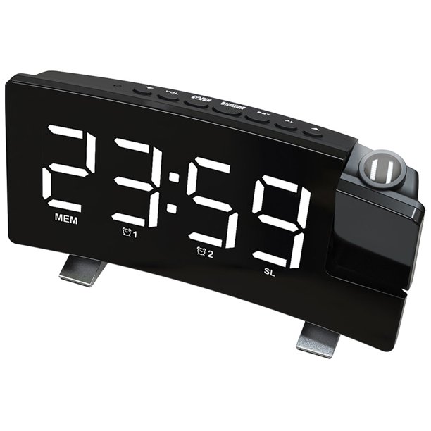 Reloj de alarma digital Sunnimix Proyección LED