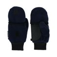 thumbnail image 2 of CTM Kids' and Teens' Fleece Convertible Fingerless Winter Mitten / Gloves, 2 of 3